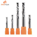 Compression milling cutter woodwork UP &amp; DOWN Cut Two Flutes Spiral Carbide Milling Tool CNC Router Wood End Mill Cutter Bits