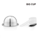 ICafilasSVIP Stianless Steel Reusable Vertuoline Capsule  For Nespresso Vertuo Coffee Filter Espresso For Vertuo Plus