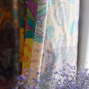 Bohemian retro ethnic style curtains half blackout for living room study bedroom bay windows custom Cotton linen