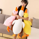 Big Kawaii Duck Plush Toy Cute Goose Sleeping Pillow High Quality Stuffed Doll Soft Funny Sweet Present for Friends Kids Gifts