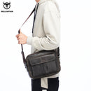 BULLCAPTAIN new 2020 leather shoulder bags men's diagonal bages is a business briefcase large capacity casual handbag's