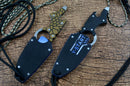 Y-START MK5002 Multifunctional Neck Utility Knife for Outdoor Camping EDC Hunting  Fixed D2 Blade with G10 Case Multi-Tools