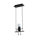 Creative Nordic Little Man Swing Pendant Light Modern Hanging Children&