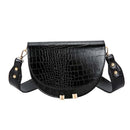 2022 Winter Leisure Saddle Small Shoulder Bags Handbags Women Famous Brands Female PU Leather Evening Day Clutches Messenger Bag