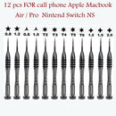 Professional Maintenance Screwdriver Y0.6 Y1.5 Y2.0 Pentalobe 0.8 T2 Bits Screwdrivers Set P5 FOR NS Apple Macbook Air