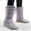 Winter Boots Women Mid-Calf Waterproof Snow Boots Warm Fur Female Boots Winter Shoes Woman Footwear Chaussures