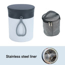 430ml Thermos Insulation Lunch Box 304 Stainless Steel Inner Bento Box Portable Outdoor Food Container for Office School