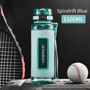 New 1.1L Water Bottle BPA Free Portable Leak-proof Shaker bottle Tritan Plastic Drinkware Outdoor Tour Gym