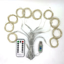 3m 100/200/300 LED Curtain String Light Flash Garland Rustic Wedding Party Decoration Table Bridal Shower Bachelorette Home Gift