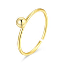 WANTME Luxury White Zircon Double Opening Finger Ring for Women Genuine 925 Sterling Silver Wedding Party Wedding Jewelry Gift