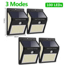 LED Solar Light Outdoor Solar Lamp Sensor Wall Light Waterproof Solar Powered Sunlight for Garden Decoration