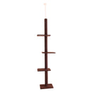 Domestic Delivery Height 238-274cm Cat Tree Condo Scratching Post Floor to Ceiling Adjustable Cat Scratcher Protecting Furniture