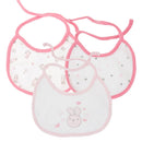 Honeyzone 3pc/lot 100% Cotton Baby Girls Bibs Pink Flamingo Print Baby Towel Bandanas Scarf Children Cravat Infant Towel