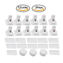 Magnetic Child Lock Children Protection Baby Safety Lock Drawer Latch Cabinet Door Lock Limiter Children Security Locks