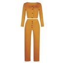 Ribbed 2 Two Piece Set Women&