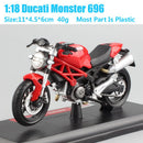 Maisto 1:18 杜卡迪Panigale V4 S GP Corse 摩托车模型压铸件与玩具车 X Diavel 1098s 848 EVO GP18 赛车