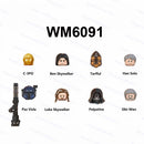 Mandalorians Baby Yoda Ahsoka Building Blocks Star Stormtroopers Luke Skywalker Boba Fett Obi-wan Wars Action Figure Toy
