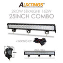 Auxtings 12'' 22'' 20inch 12V 24V offroad led light bar Spot Flood Combo 20'' 126W led Work Light for Jeep Car 4WD Truck SUV ATV