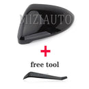 适用于大众高尔夫 7 MK7 7.5 GTI 途安 2013-2020 侧后视镜盖壳信号高尔夫 7 后视镜工具盒亮黑色