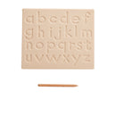 Montessori Tracing Board Wooden toy for girls boy Double Sided Uppercase &amp; Lowercase Letters number Educational game toy product