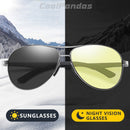 2022 Aviation Driving Photochromic Sunglasses Men Polarized Glasses Women Day Night Vision Driver Eyewear UV400 zonnebril heren