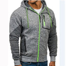 Covrlge Men's Hoodies Patchwork Sweatshirt 2019 New Hot Sale Raglan Hoody Autumn Winter Men's Zipper Sportswear Hoodie MWW180