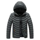 CHAIFENKO Winter Warm Casual Jacket Parkas Men Autumn Fashion Streetwear Men Parkas Windproof Thick Hooded Slim Solid Coat Men