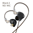 KZ ZS10 Pro 金色耳机 4BA+1DD 圈铁混合 10 单元 HIFI 重低音入耳式监听耳机 降噪金属耳机