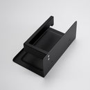 BagnoLux Stainless Steel Stowage Black Polished Chrome Simple And Beautiful Wall-mounted Bathroom hardware Toilet paper holder