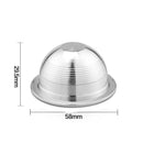 ICafilasSVIP Stianless Steel Reusable Vertuoline Capsule  For Nespresso Vertuo Coffee Filter Espresso For Vertuo Plus