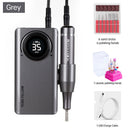 35000RPM Nail Drill Machine Rechargeable Portable Electric Nail Polishing Machine With Milling Cutter Nail Tools for Manicure