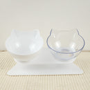 Cat Double Bowl Cat Bowl Dog Bowl  Non-slip Food Bowl With Raised Stand Cat Feeding & Watering Supplies Dog Feeder Pet Supplies