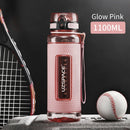 New 1.1L Water Bottle BPA Free Portable Leak-proof Shaker bottle Tritan Plastic Drinkware Outdoor Tour Gym