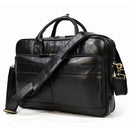 MAHEU Men Briefcase Genuine Leather Laptop Bag 15.6" PC Doctor Lawyer Computer Bag Cowhide Male Briefcase Cow Leather Men Bag