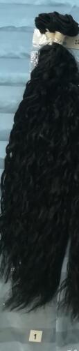 Lydia For Women Synthetic Curly Weave 3 Packs/Lot 18"-22" Nature Color Graysilver Wave Hair Bundles Jerry Curl Hair Extensions