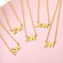 Butterfly Initial Necklace For Women Stainless Steel Gold Chain A-Z Letter Necklace Pendant Bijoux Femme 2020 Boho Jewelry Gift