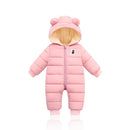 overalls baby clothes Winter Plus velvet New born Infant Boys Girls Warm Thick Jumpsuit Hooded Outfits Snowsuit coat kids Romper