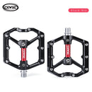 Flat Bike Pedals MTB Road 3 Sealed Bearings Bicycle Pedals Mountain Bike Pedal Wide Platform Pedales Bicicleta Accessories Part