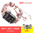 DIY women watch strap for apple watch 5 4 band 44mm iwatch sport bands 42mm accessories 40mm series 3 2 bracelet 38mm watchband