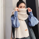 DRESSUUP 品牌女士冬季围巾保暖纯色手工长款围巾 Bufandas Mujer Foulard Femme Hijab