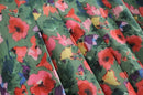 floral pleated skirt women casual high waist skirt spring fashion floral work office lady long skirt female faldas