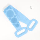 Silicone Gel Scrub Bath Brush Strip Massage Back Rubs Bathing Tape Long Back Rubbing Sided Silicone Scrub Body Skin Bathroom