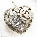 Pendant Love Heart Locket Fashion Glam 925 Sterling Silver Jewelry Europe Style Accessories Soul Gift For Woman