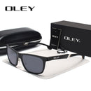 OLEY 铝镁男士太阳镜偏光镀膜反光太阳镜 oculos 男士眼镜配件 Y7144