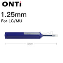 ONTi一键式光纤清洁笔可清洁2.5mm SC FC ST和1.25mm LC MU连接器，清洁次数超过800次