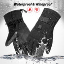 HEROBIKER 摩托车手套 防水加热 Guantes Moto 触屏电池供电摩托车赛车骑行手套 冬季##