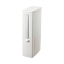 3 in 1 Narrow Trash Can with Toilet Brush Set Bathroom Plastic Waste Bin Kitchen Dustbin Garbage Storage Organizer Eco-friendly