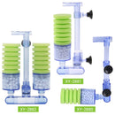NICREW Aquarium Sponge Filter Ultra Quiet Fish Tank Biochemical Aquarium Filter Air Pump Water Fall Double Foam Sponge Filters