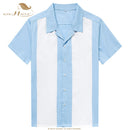 SISHION L-2XL  Men Shirt ST110 Short Sleeve Black Red Rockabilly Cotton Casual Bowling Shirts for Men camisa masculina