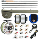 Maximumcatch 3-8WT Fly Fishing Rod And Reel Combo Set 8'6''/9' Medium-fast Fly Rod Pre-spooled Fly Reel &amp; Line &amp;Triangle Tube